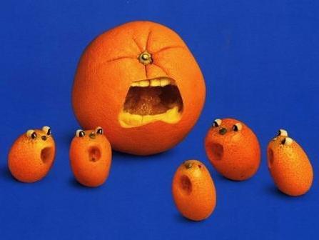 Карвинг из апельсина фото